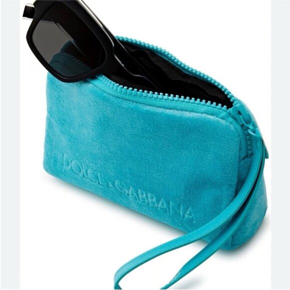 Dolce & Gabbana Velvet Sunglasses case / Wristlet / Mini Clutch - Picture 1 of 12